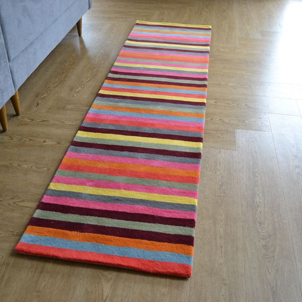 Wool Stripes Runner - Multi